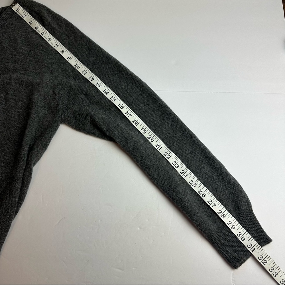 Alexander Julian Colours 100% Cashmere V-neck Sweater Men's Size Large Gray Grey - Picture 5 of 8